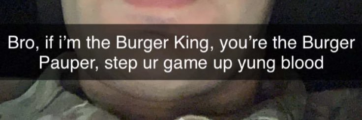 The Burger Pauper's banner
