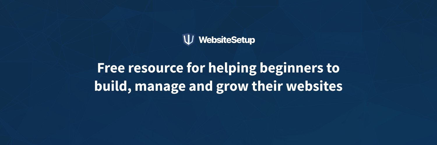WebsiteSetupOrg's profile banner image