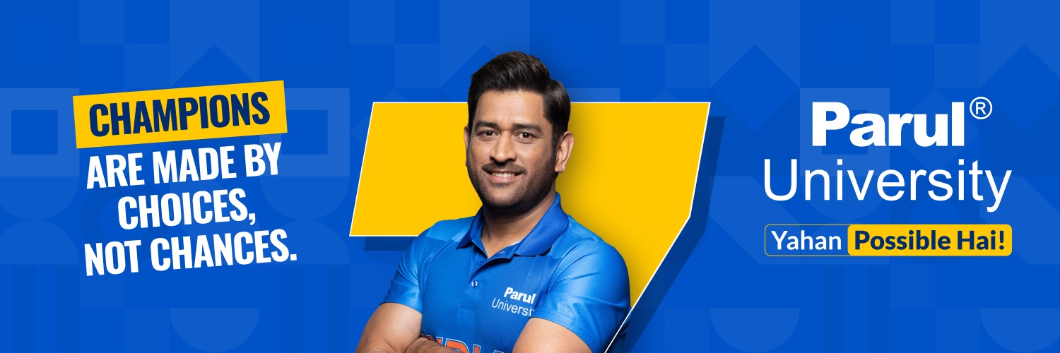 Parul University banner