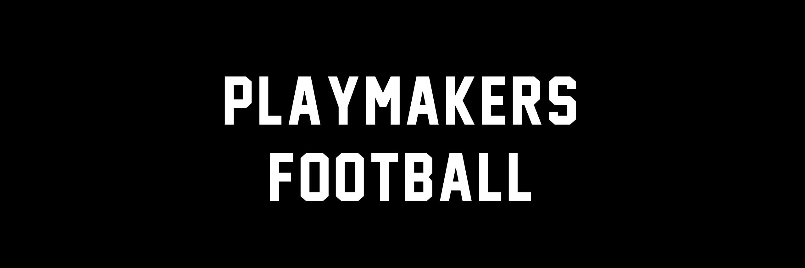 Playmakers Football banner
