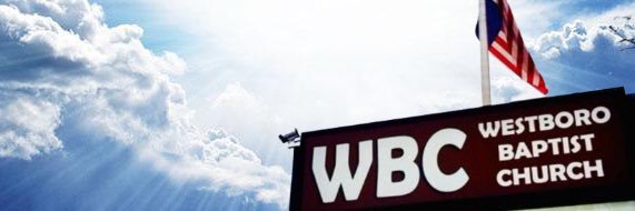 Westboro Baptist Church banner