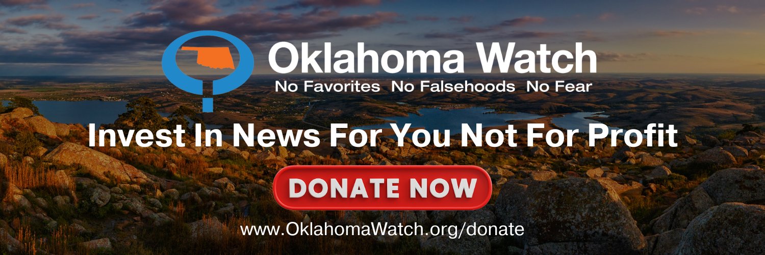 Oklahoma Watch's banner