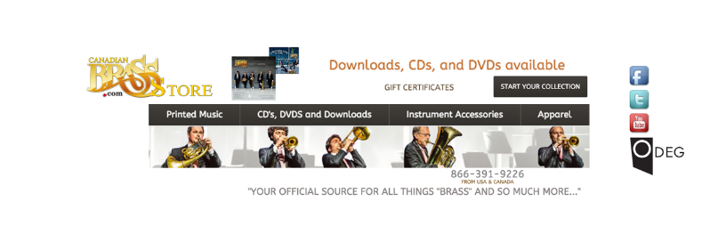 CanBrassStore's profile banner image