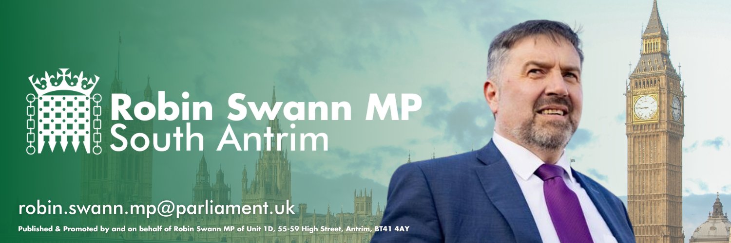 Robin Swann MP banner