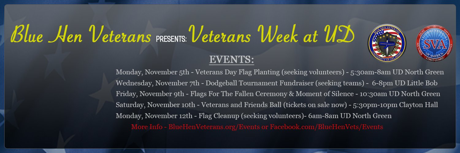 Blue Hen Veterans banner