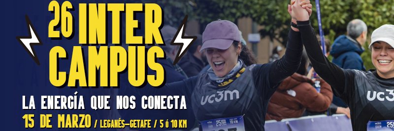 Carrera Intercampus UC3M banner