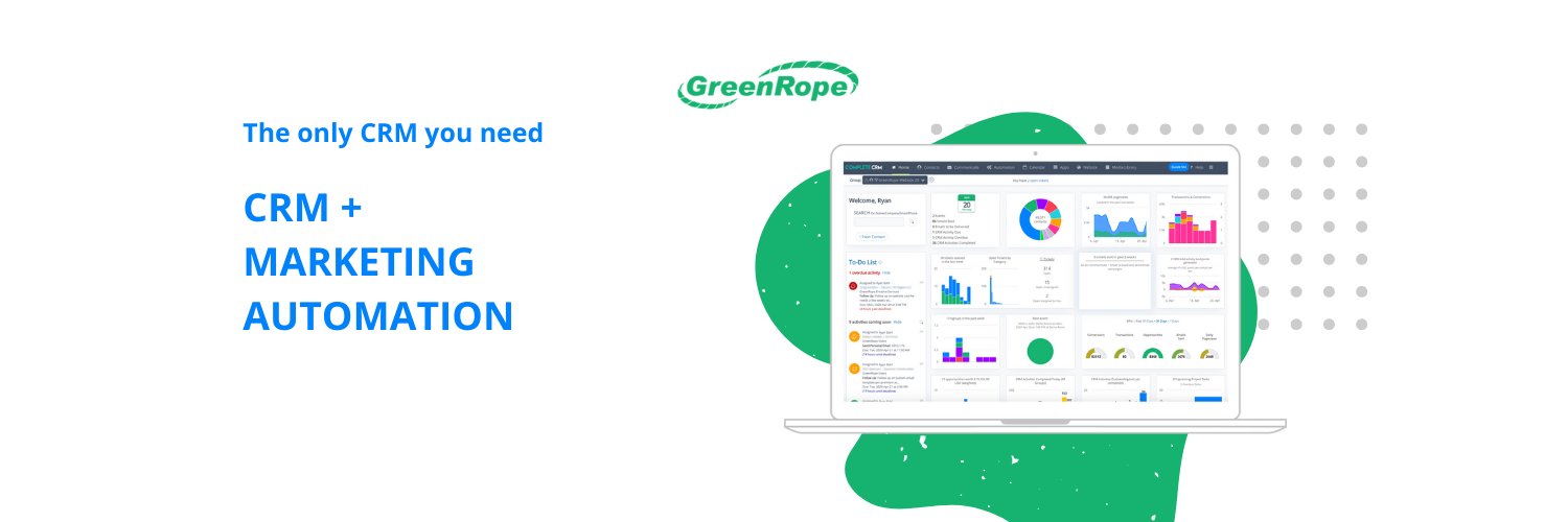 GreenRope Complete CRM & Marketing Automation banner