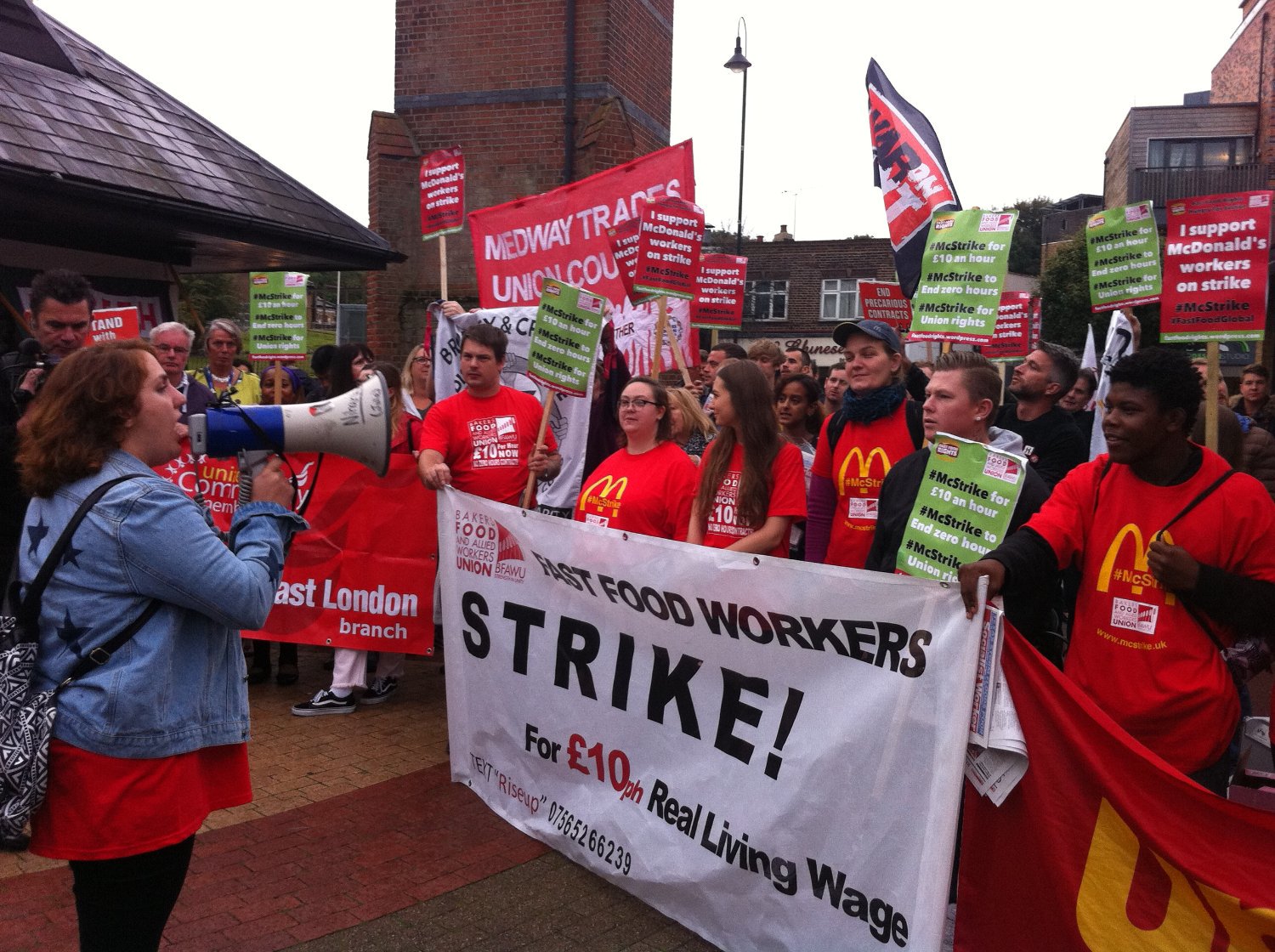 The McStrike! banner