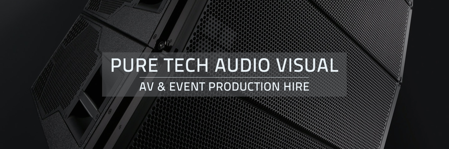Pure Tech Audio Visual banner