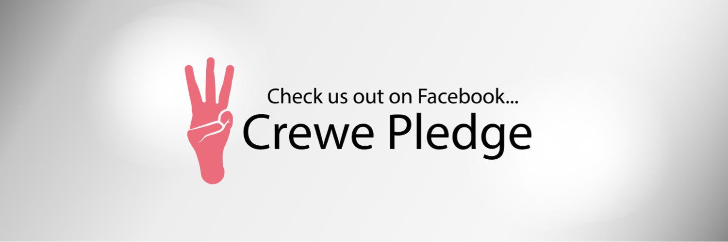 Crewe Pledge banner