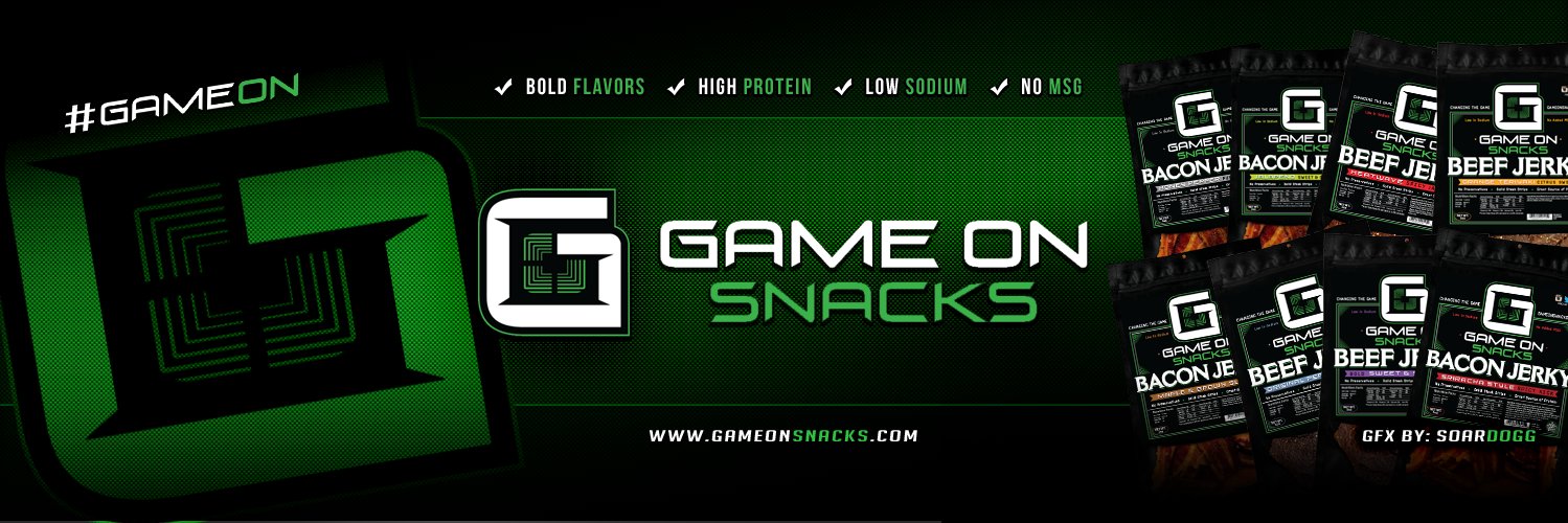 Game On Snacks banner