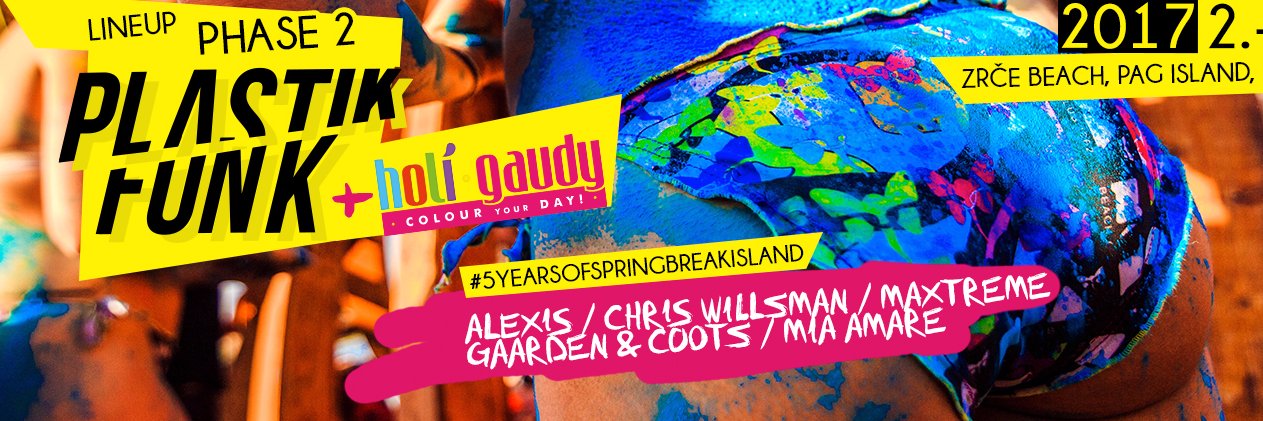 Spring Break Island banner