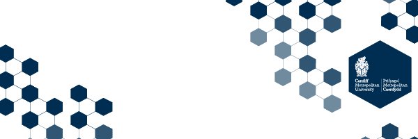 QED Cardiff Met Caerdydd banner