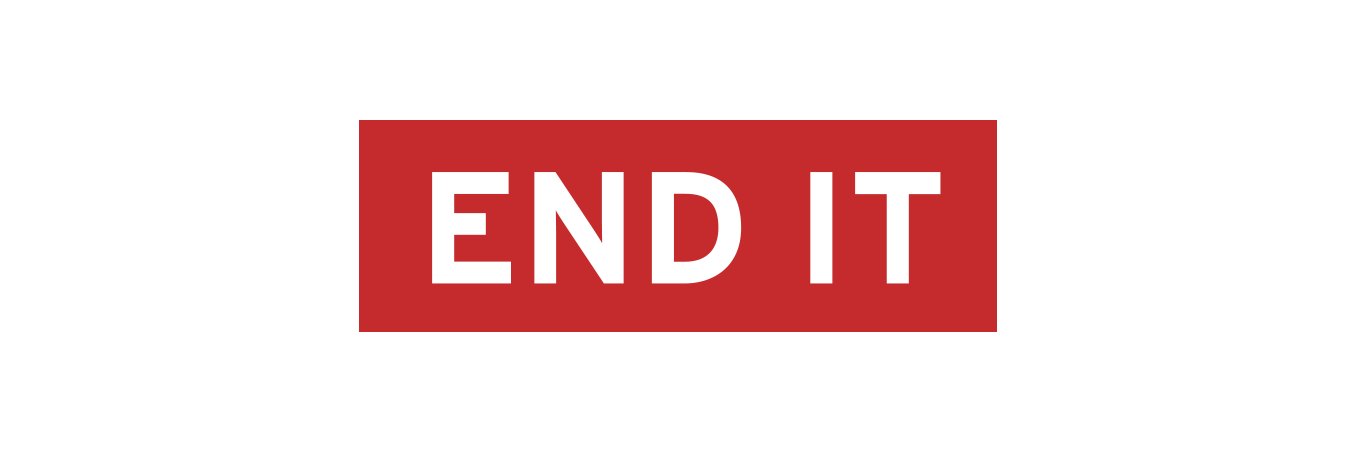 END IT Movement banner