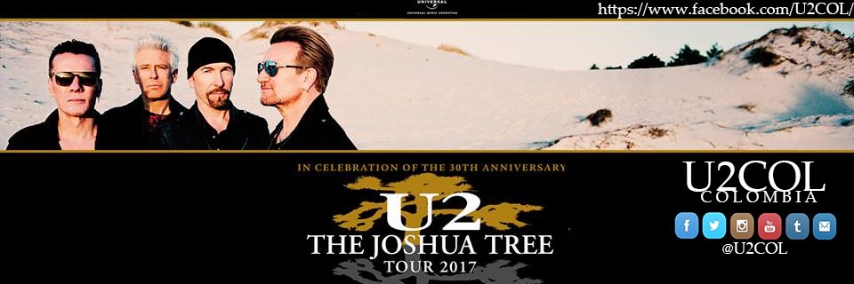 U2 Colombia banner