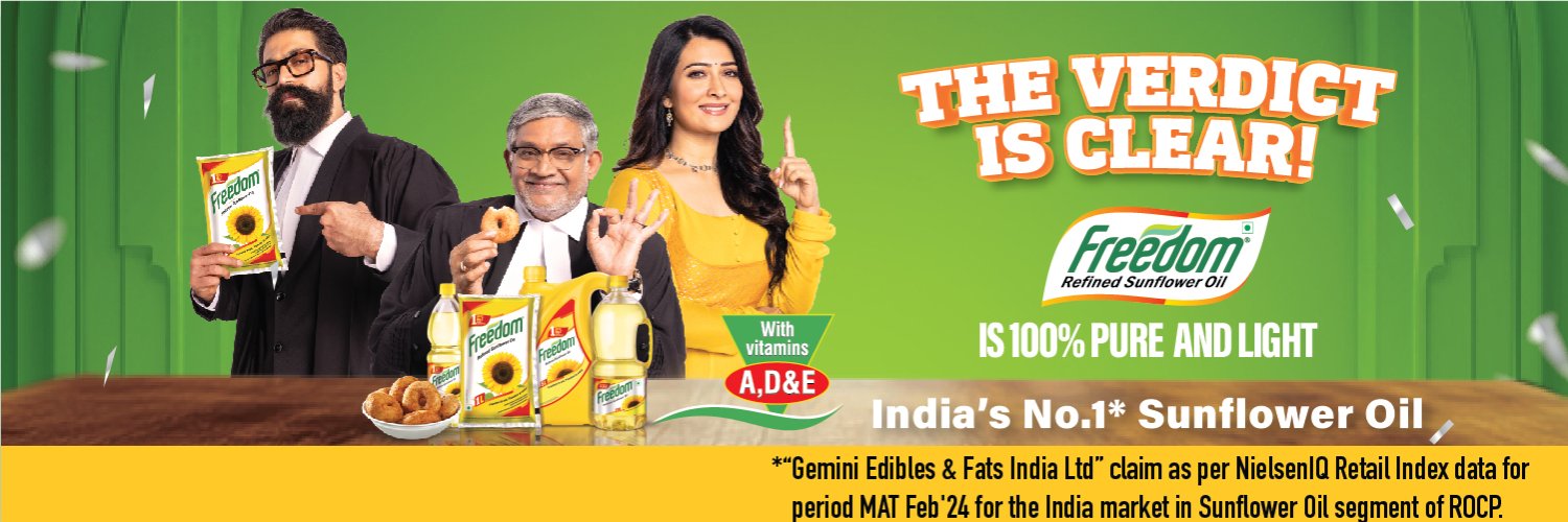 Freedom Healthy Oil banner