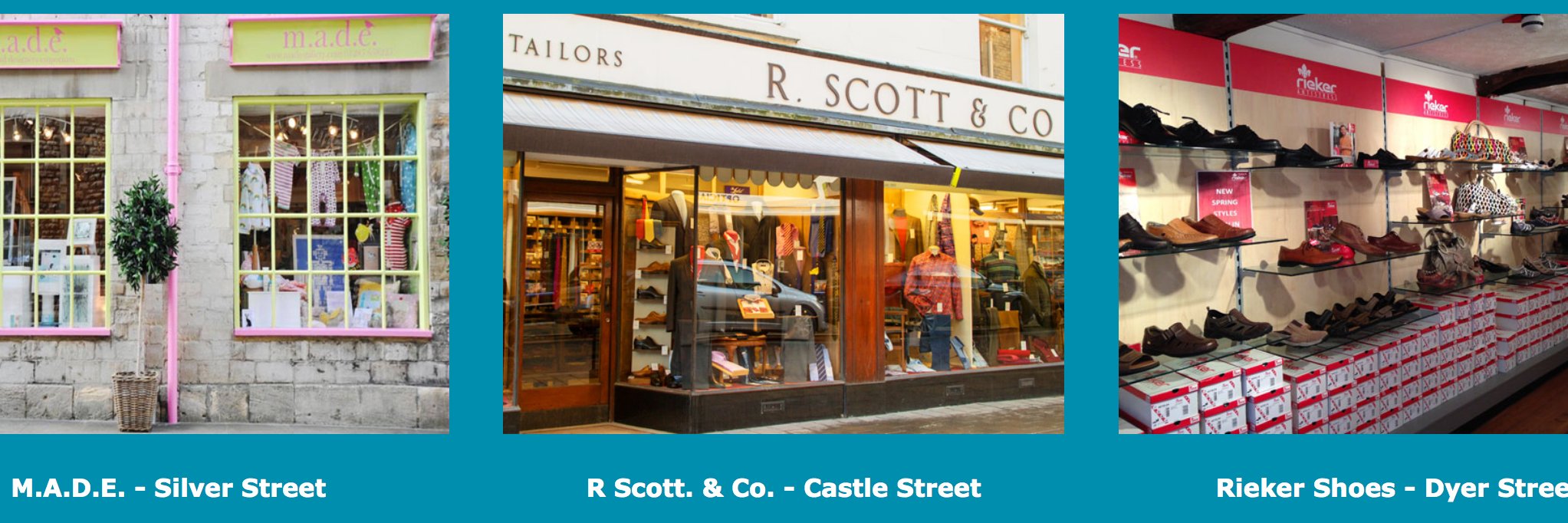 Cirencester Shopping banner