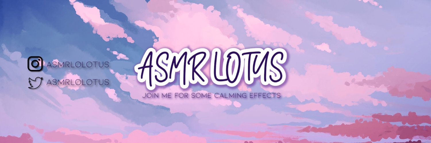 asmrlolotus's profile banner image