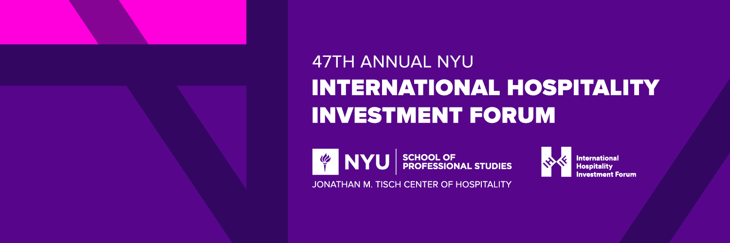 NYU International Hospitality Investment Forum banner