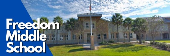 Freedom Middle School banner