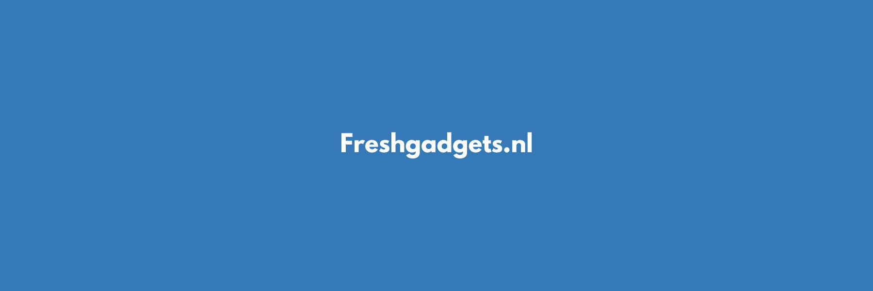 Freshgadgets.nl banner