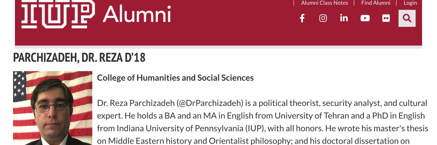 Dr. Reza Parchizadeh's banner