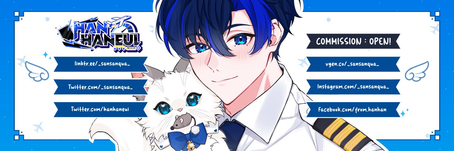 Han/Haneul. 🦊💙 𓆩BUSY @ 🏥𓆪 WORK ✈︎ ON CMSN banner