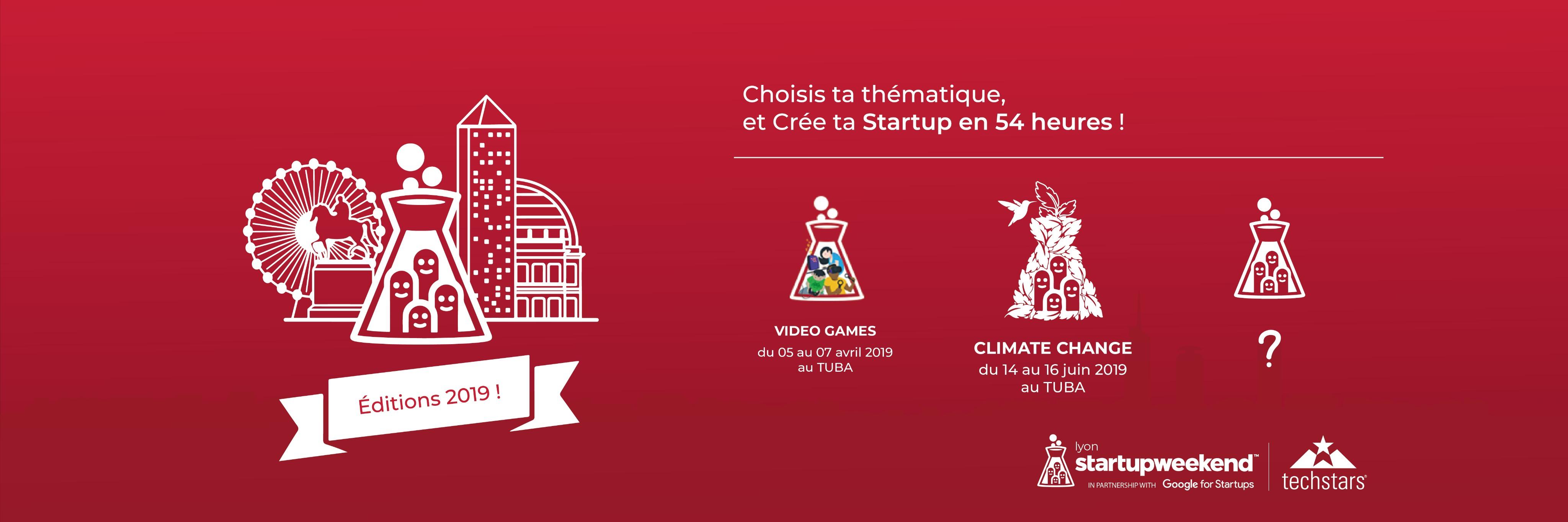 Startup Weekend Lyon banner