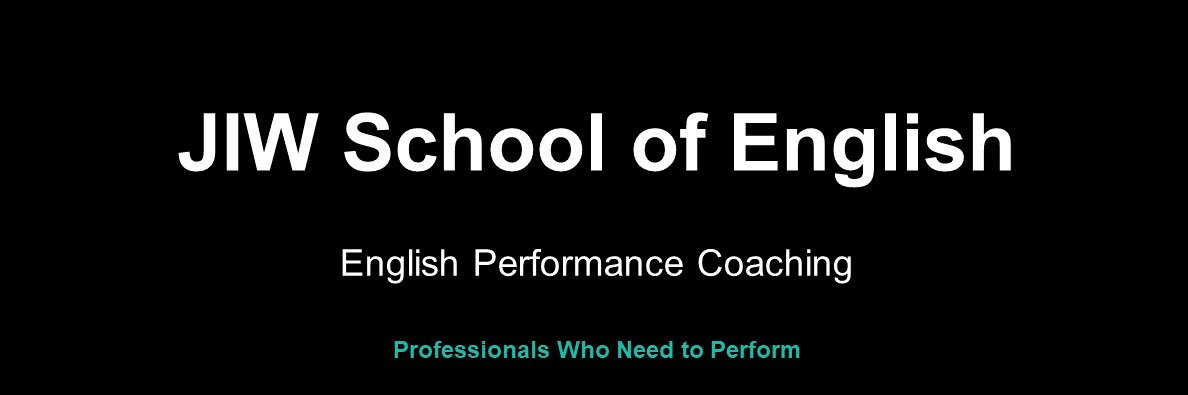 JIW School of English banner