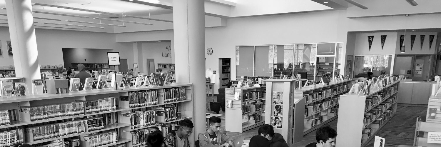 Wakefield HS Library banner