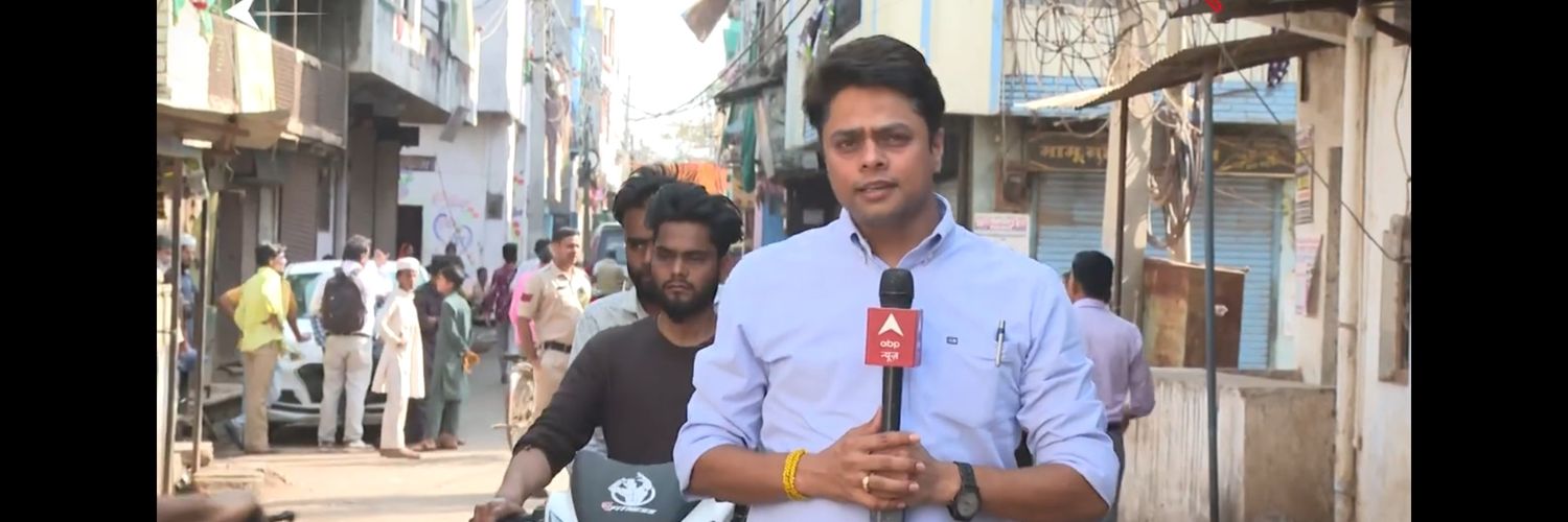 Ambuj Pandey ABP News banner