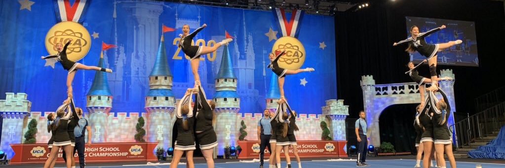 Warren Hills Cheer banner