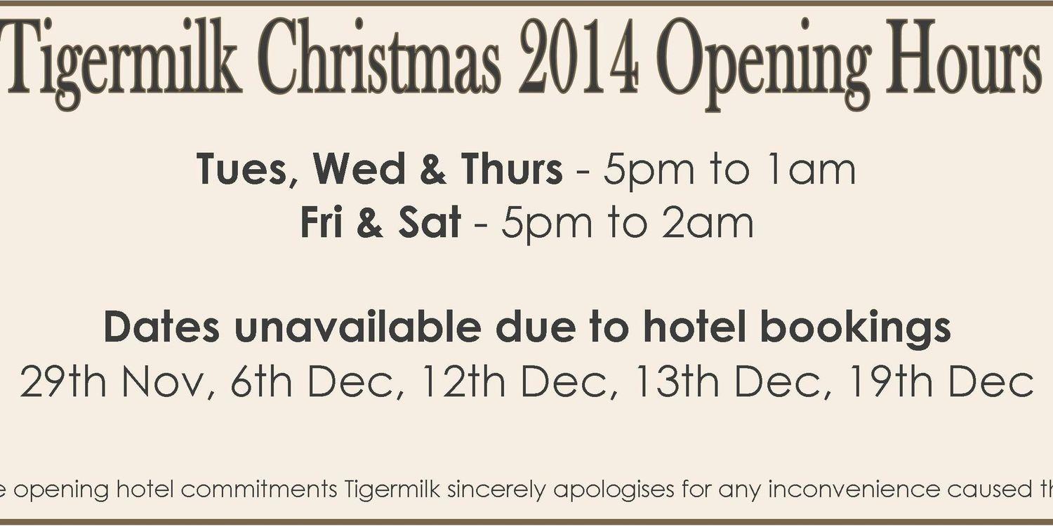 Tigermilk Events banner