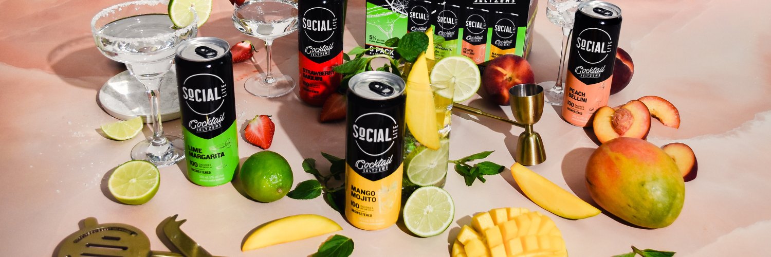 Social Lite Vodka banner