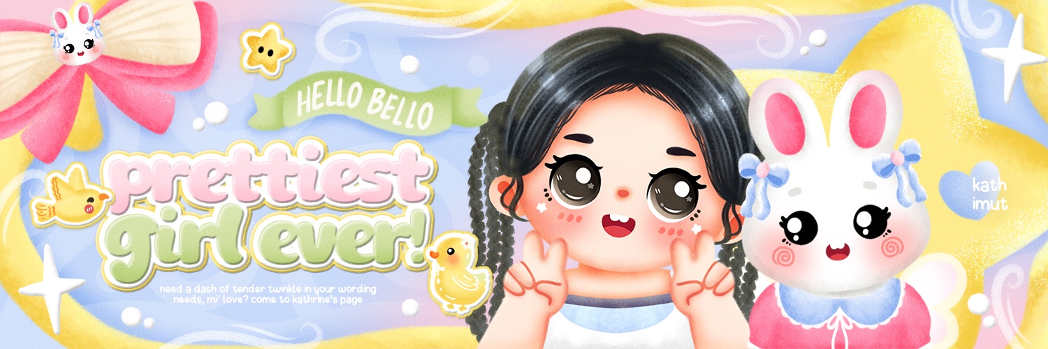 ♡. kathrine ☀️💧🎀🍏 banner