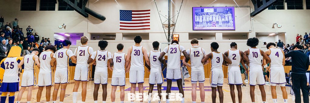 Riordan Basketball's banner