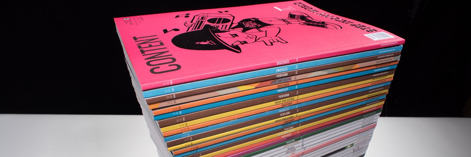 content magazine banner