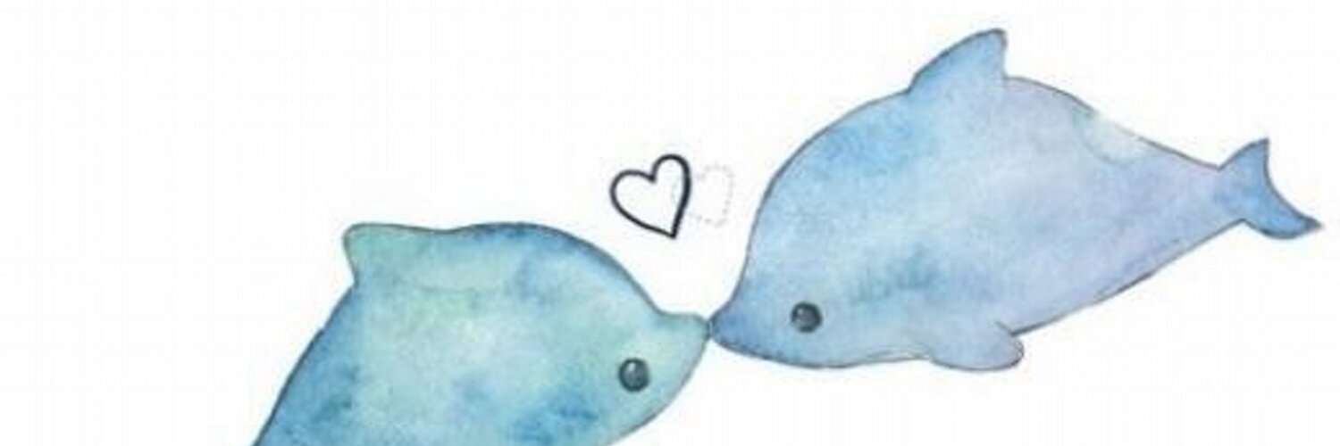 Милые рисунки дельфинов