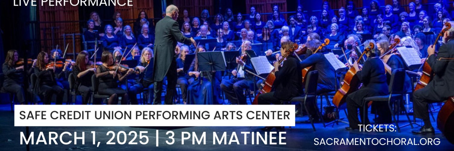 Sacramento Choral Society & Orchestra banner