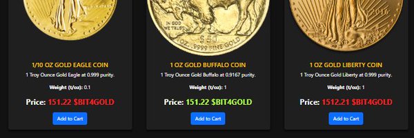 Bit4Gold Profile Banner