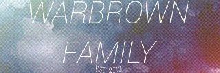 Warbrown Family banner