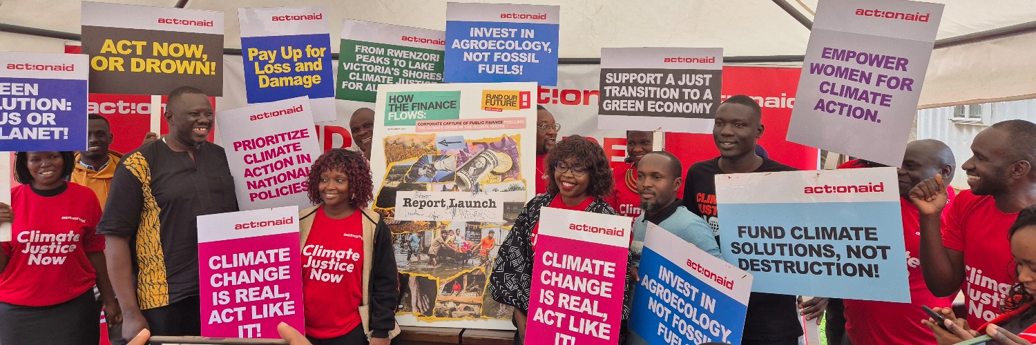 ActionAid International Uganda's banner