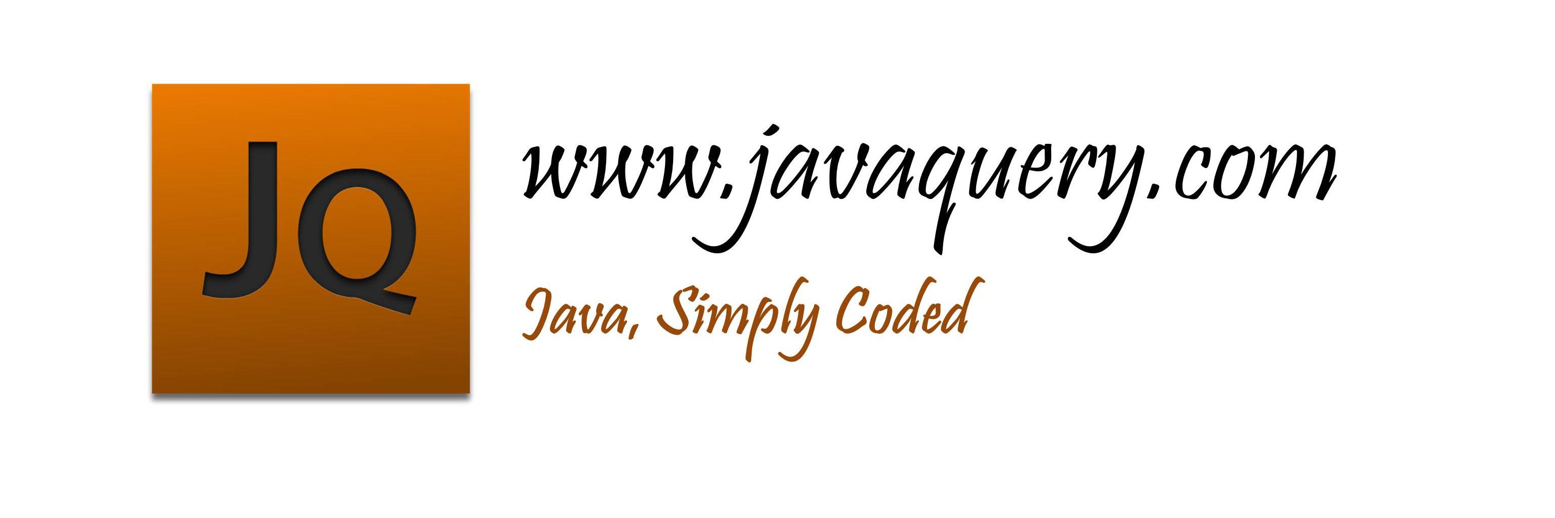 Java Query banner