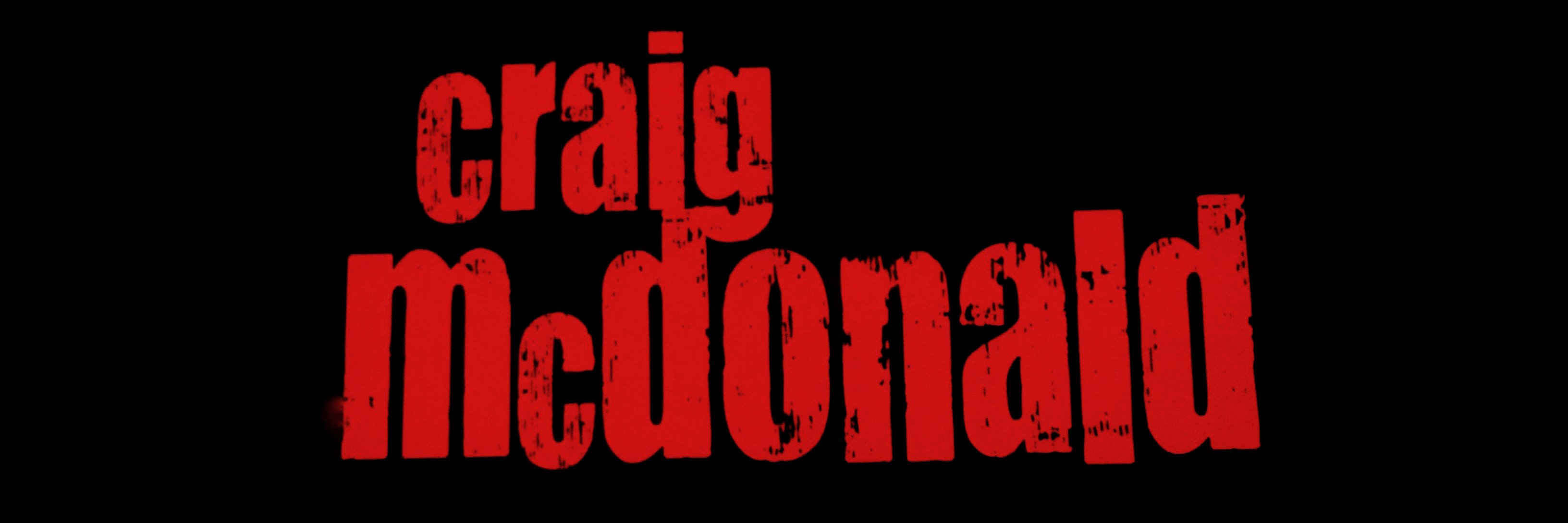 Craig McDonald banner