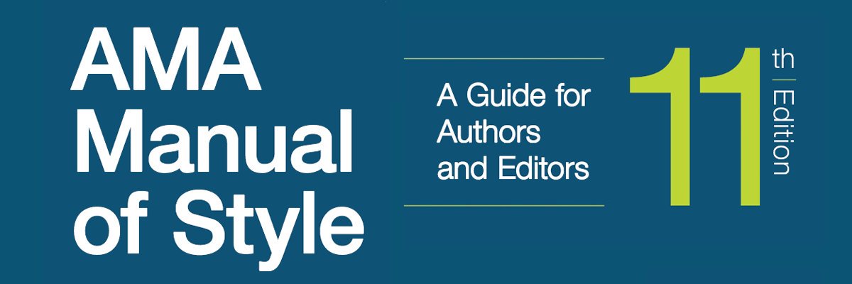 AMA Manual of Style banner