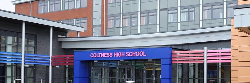 Coltness High School banner