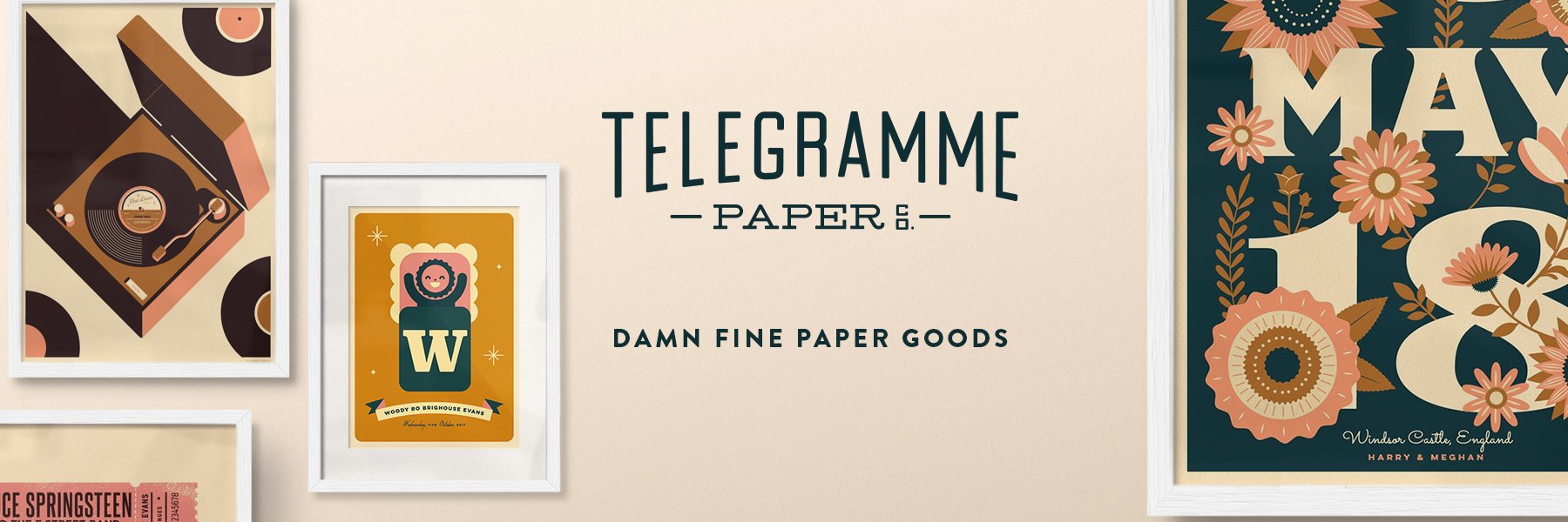 Telegramme Paper Co. banner