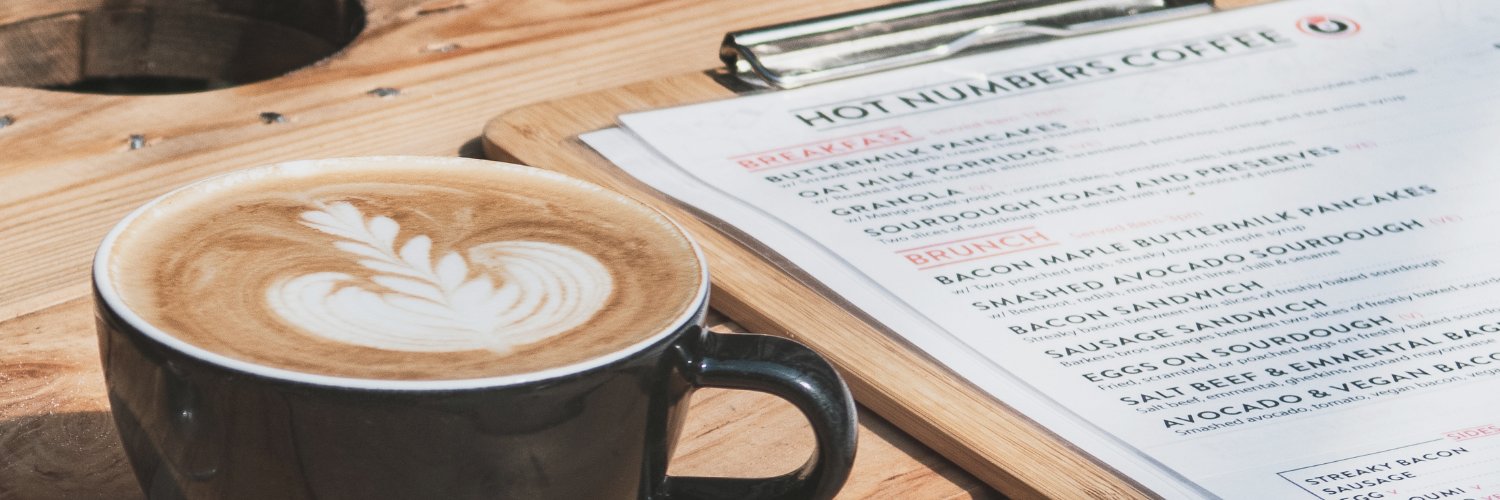 Hot Numbers Coffee Roasters banner