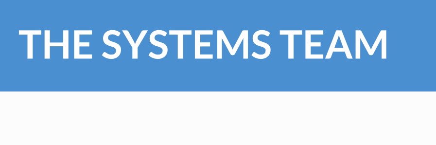 TheSystemsTeam's profile banner image