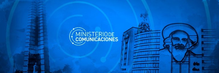 Ministerio de Comunicaciones Cuba banner